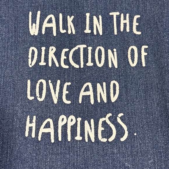 Peace Love World Dark Blue Straight Leg Jeans - Picture 10 of 10